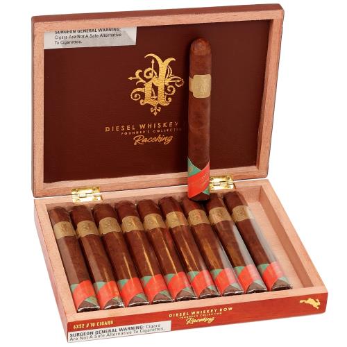 Diesel Whiskey Row Founder s Collection Raceking Toro 6  * 52, Box of 10
