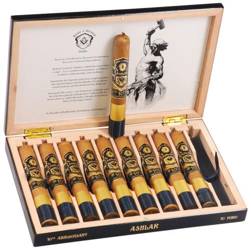 Hiram & Solomon The Ashlar 10th Anniversary Toro 6  * 52, Box of 10