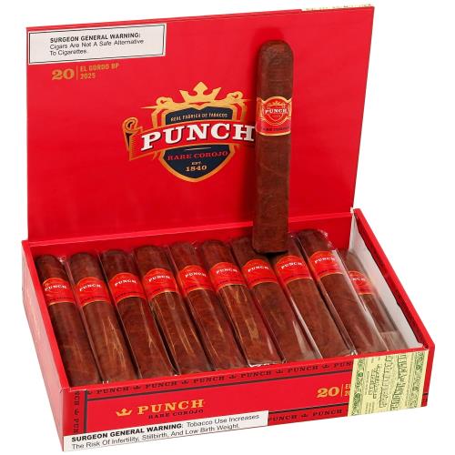 Punch Rare Corojo El Gordo BP 2025 LE 6  * 60