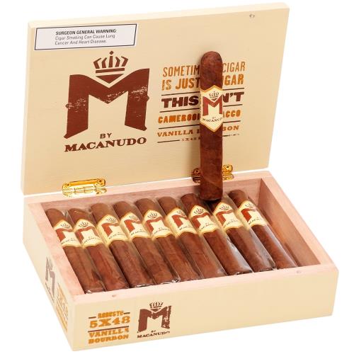 M by Macanudo Vanilla Bourbon Robusto 5  * 48