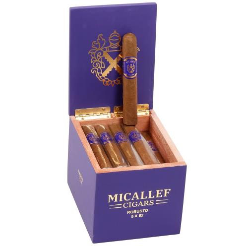 Micallef Purple Robusto 5  * 52, Box of 25