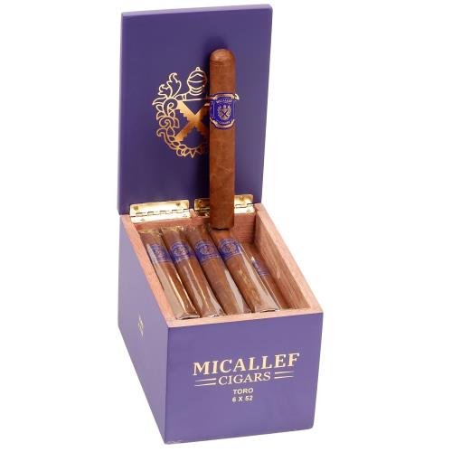 Micallef Purple Toro 6  * 52, Box of 25