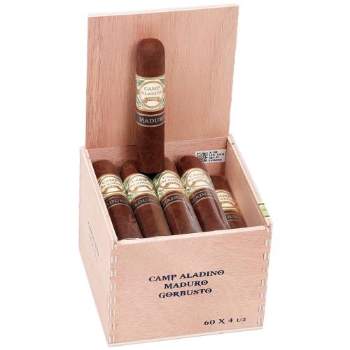 Camp Aladino Maduro Gorbusto 4 1/2 * 60, Box of 20