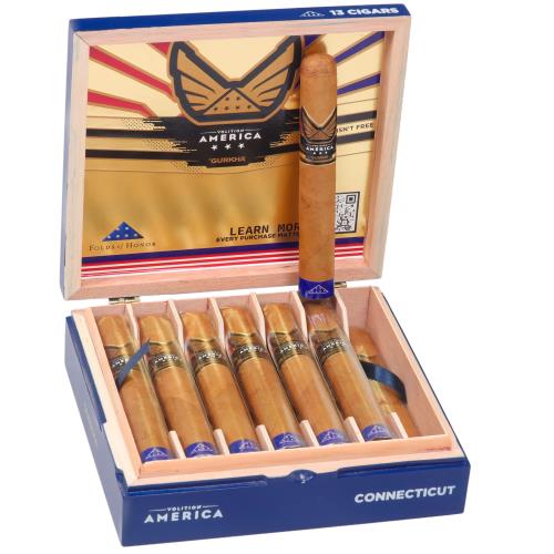 Volition America by Gurkha Connecticut Toro 6  * 54, Box of 13