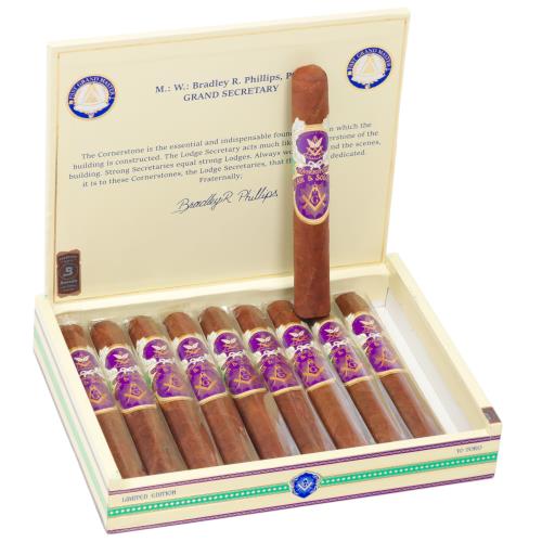 Hiram & Solomon Cornerstone Toro 6  * 52, Box of 10