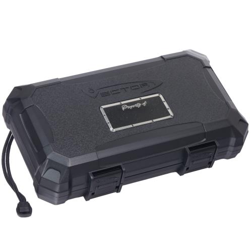 Vector HC-200CG 5-Cigar Tempered Travel Humidor