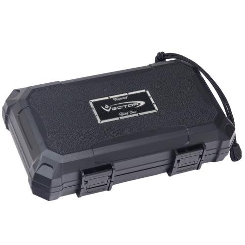 Vector HC-200CG 5-Cigar Tempered Travel Humidor