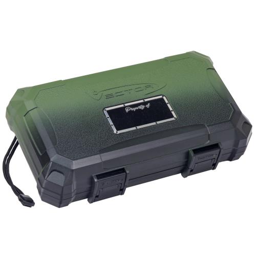 Vector HC-200CG 5-Cigar Tempered Travel Humidor