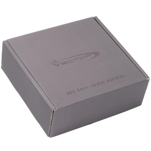 Vector Art Deco Glass 4-Cigar Ashtray ASHT/G44R