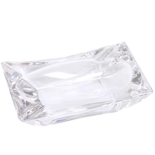 Vector Art Deco Glass 2-Cigar Ashtray ASHT/G22R