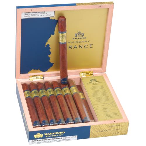 Macanudo Emissary France Churchill 7  * 48, Box of 16