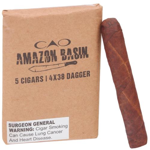 CAO Amazon Basin Daggers 5-Cigar Pack 4 * 38