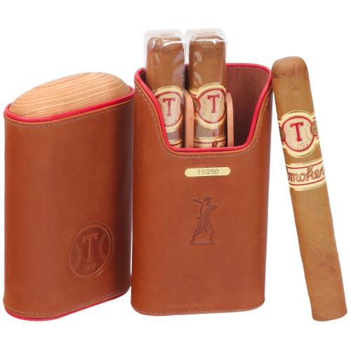 Tampa Smokers Toro 3-Cigar Leather Set