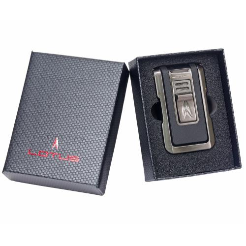 Lotus Axis Flat Flame Lighter with Cigar Stand