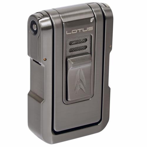 Lotus Axis Flat Flame Lighter with Cigar Stand