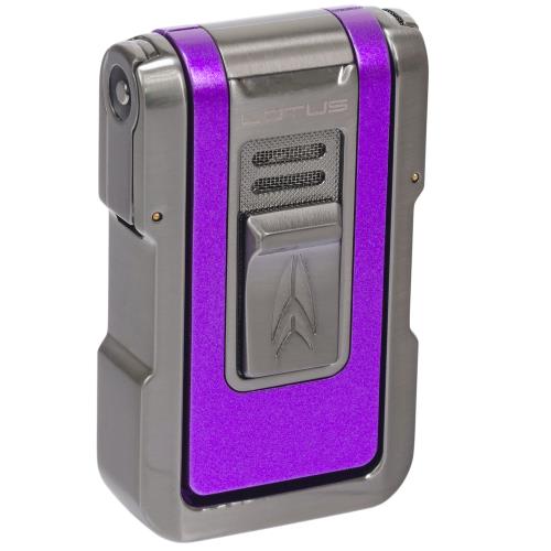 Lotus Axis Flat Flame Lighter with Cigar Stand