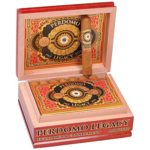 Perdomo Legacy Ecuadorian Connecticut Robusto 5  * 54, Box of 24