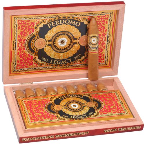 Perdomo Legacy Ecuadorian Connecticut Gran Belicoso 6  * 60, Box of 10