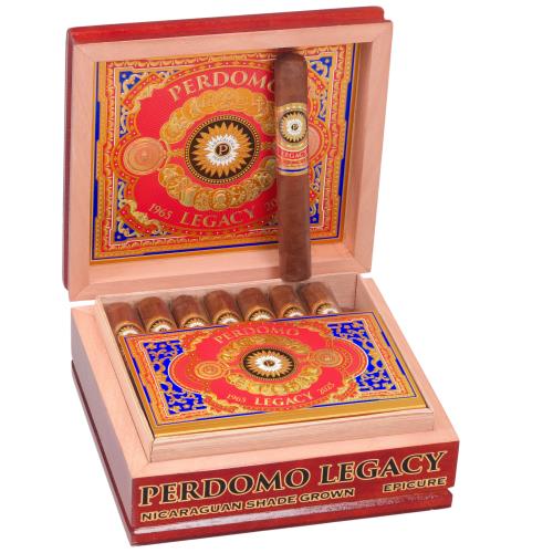 Perdomo Legacy Nicaraguan Shade-Grown Epicure 6  * 54, Box of 24
