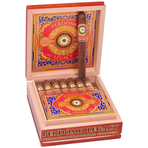 Perdomo Legacy Nicaraguan Shade-Grown Churchill 7  * 54