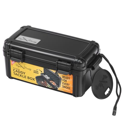 10-Cigar Caddy Tackle Box Travel Humidor