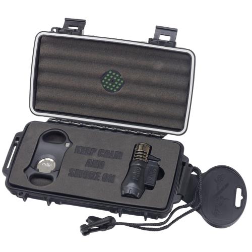 5-cigar Caddy Gift Set Travel Humidor