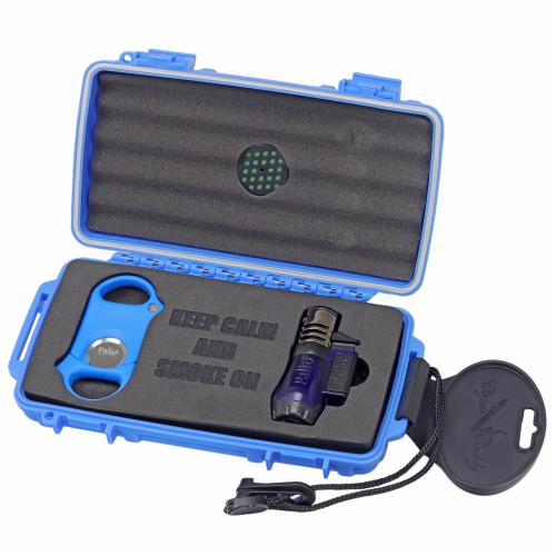 5-cigar Caddy Gift Set Travel Humidor