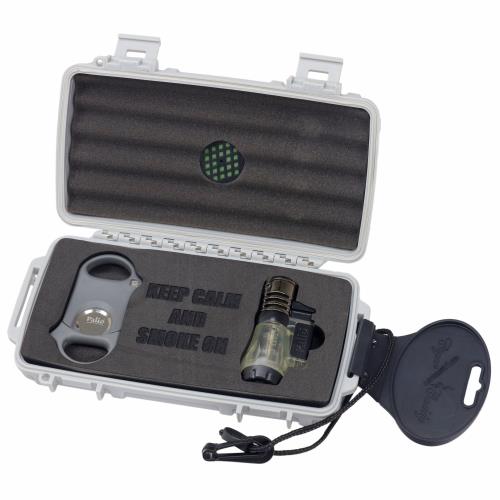 5-cigar Caddy Gift Set Travel Humidor