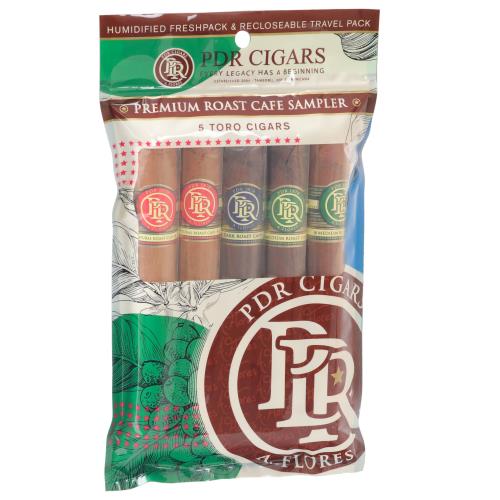 PDR Cigars Premium Roast Cafe Toro 5-Cigar Sampler Pack