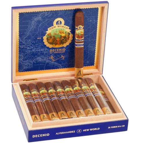 New World Decenio Toro 6 1/2 * 54, Box of 20
