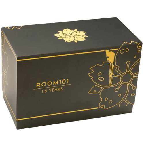 Room 101 Anniversary 138-Cigars Humidor, Burgundy