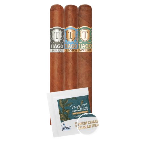 Tiago Clasico Toro 3-Cigar Sampler