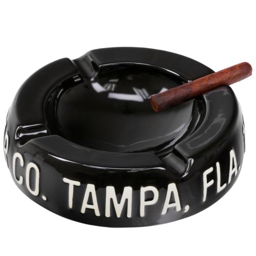 J.C. Newman Vintage 4-Cigar Ashtray, Black