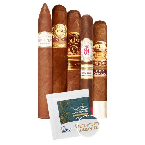 Medium Body Selection 5-Cigar Sampler