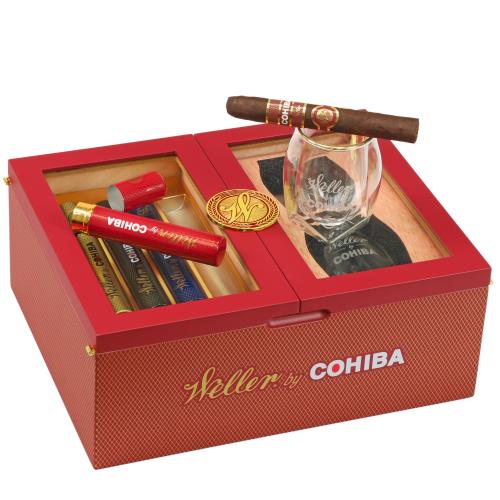 Weller by Cohiba Holiday 2025 Humidor Gift Box with 4 Cigars