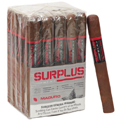 CAO Surplus Maduro Toro 6  * 50, Bundle of 25