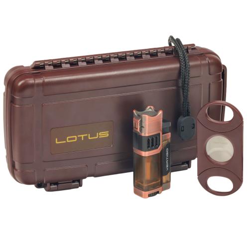 Vertigo Regal Copper Lighter and Big Boy Cutter Gift Set