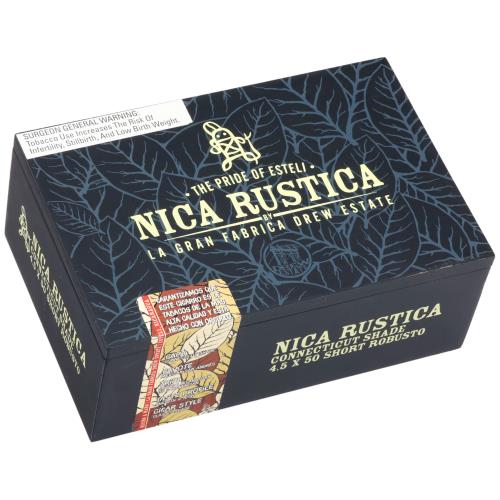 Nica Rustica Shade Short Robusto 4 1/2 * 50, Box of 25