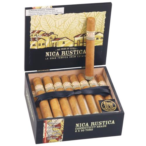 Nica Rustica Shade Toro 6  * 50, Box of 25