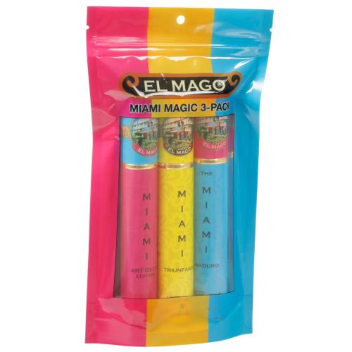 El Mago Miami Magic Toro Tubo 3-Cigar Sampler