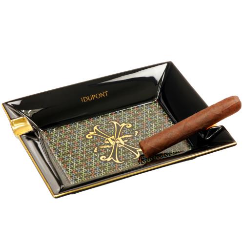 S.T. Dupont 2-Cigar Porcelain Ashtray Fuente Opus X Collection
