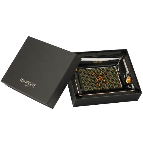 S.T. Dupont 2-Cigar Porcelain Ashtray Fuente Opus X Collection