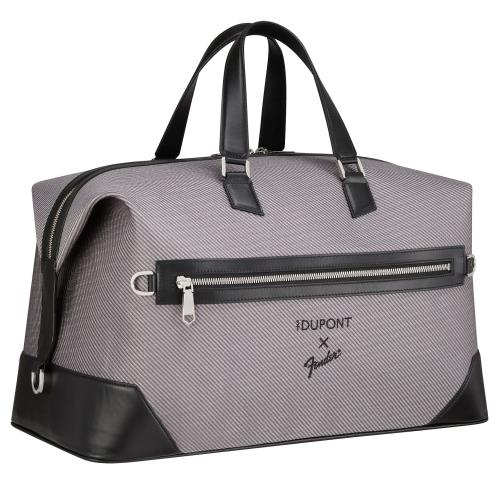 S.T. Dupont Leather and Canvas Travel Bag Fender Collection