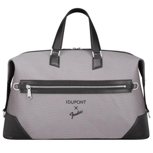 S.T. Dupont Leather and Canvas Travel Bag Fender Collection