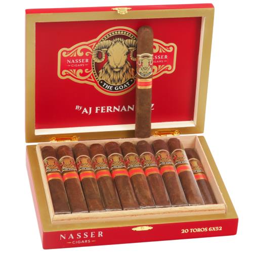 Nasser The Goat by AJ Fernandez Toro 6  * 52, Box of 20