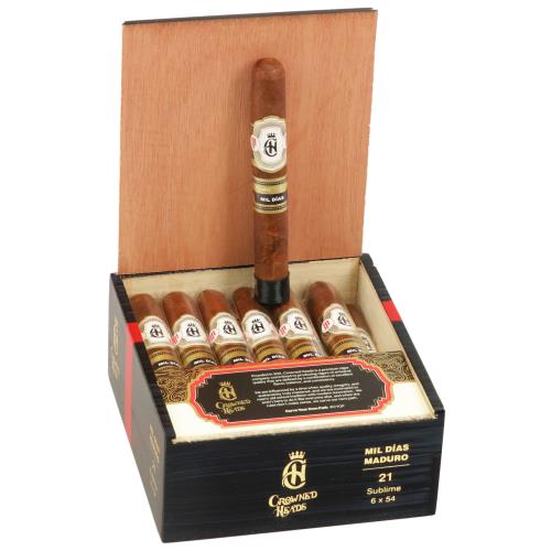 Crowned Heads Mil Dias Maduro Sublime 6  * 54, Box of 21