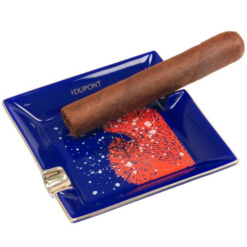 S.T. Dupont 2-Cigar Small Porcelain Ashtray 20,000 Leagues Under the Sea