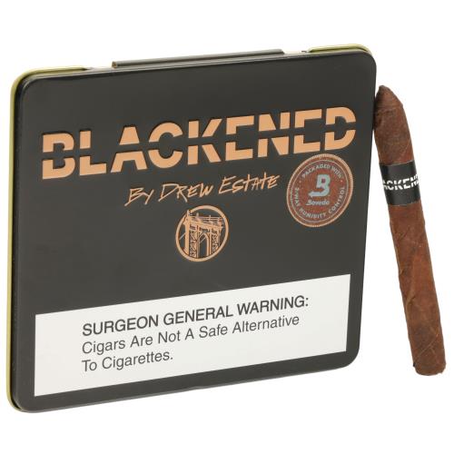 Blackened M81 Cigars by Drew Estate Tins 4 * 32