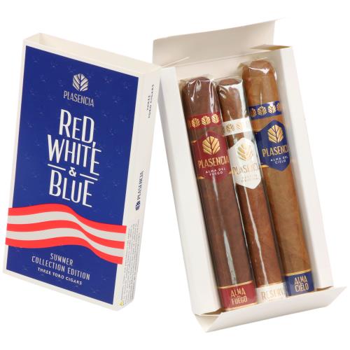 Plasencia 250th Red White & Blue 3-Cigar Sampler