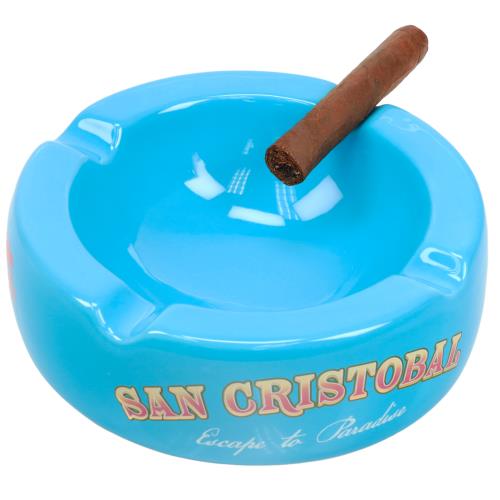 San Cristobal Blue Ceramic Ashtray